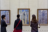 Visitors at the Musee d'Orsay, Paris, France, Europe