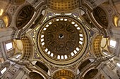 Interior of the dome of St Paul's Cathedral, London, England, UK, United Kingdom, GB, Great Britain, British Isles, Europe