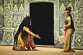 Wayang orang performance in Sriwedari Theatre, Solo, Java, Indonesia, Southeast Asia, Asia