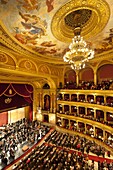 State Opera House (Magyar Allami Operahaz) with Budapest Philharmonic Orchestra, Budapest, Central Hungary, Hungary, Europe