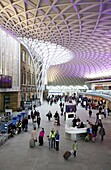 Western concourse of King's Cross Station, London, England, United Kingdom, Europe