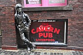 John Lennon sculpture, Mathew Street, Liverpool, Merseyside, England, United Kingdom, Europe
