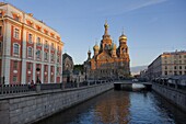 Church on Spilled Blood, UNESCO World Heritage Site, on the Kanal Griboedova, St. Petersburg, Russia, Europe