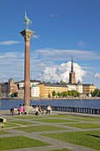 City skyline from City Hall, Stockholm, Sweden, Scandinavia, Europe