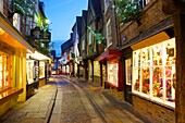 The Shambles at Christmas, York, Yorkshire, England, United Kingdom, Europe