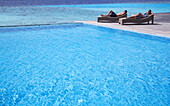 Pool at Coco Palm Bodu Hithi Resort in the Maldives, Indian Ocean, Asia