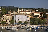 Volosco harbour, Opatija, Kvarner Riviera, Croatia, Adriatic, Europe