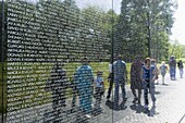 Vietnam Veterans Memorial Wall, Washington D.C. (District of Columbia), United States of America, North America