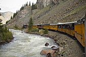 Durango & Silverton Train, Colorado, United States of America, North America