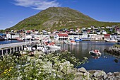 Honningsvag Port, Mageroya Island, Finnmark Region, Arctic Ocean, Norway, Scandinavia, Europe