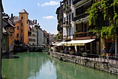 Thiou canal, Annecy, Rhone Alpes, France, Europe
