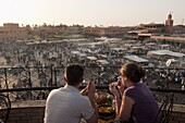 Djemaa el Fna Square, Marrakech, Morocco, North Africa, Africa