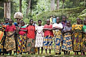 Group of women, Village of Masango, Cibitoke Province, Burundi, Africa