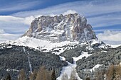 Sassolungo mountain,  3181m,  Val Gardena,  Dolomites,  South Tirol,  Trentino-Alto Adige,  Italy,  Europe