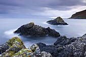 Murlough Bay islands,  Causeway Coast,  County Antrim,  Ulster,  Northern Ireland,  United Kingdom,  Europe