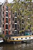 Canal scene on the Herengracht, Amsterdam, Netherlands, Europe