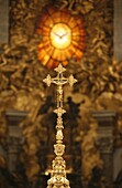 Crucifix in St. Peter's Basilica, Vatican, Rome, Lazio, Italy, Europe