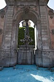 Statue of Neptune, Santiago de Queretaro (Queretaro), a UNESCO World Heritage Site, Queretaro State, Mexico, North America
