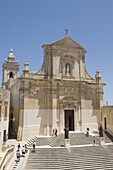 The Gozo Cathedral inside the Citadel, Victoria (Rabat), Gozo, Malta, Europe