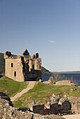 Castle Urquhart. Loch Ness, Highlands, Scotland, United Kingdom, Europe