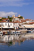 The harbor of Galaxidi, Greece, Europe