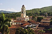 Bell tower of Museo Nacional de la Lucha Contra Bandidos, Trinidad, UNESCO World Heritage Site, Cuba, West Indies, Caribbean, Central America