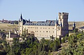 Segovia Castle, UNESCO World Heritage Site, Segovia, Madrid, Spain, Europe