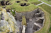 Prehistoric dwellings at Jarlshof, Sumburgh, Shetland, Shetland Islands, Scotland, United Kingdom, Europe