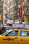 Street scene in China Town, Manhattan, New York City, New York, United States of America, North America