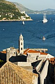 Old town view, Dubrovnik, UNESCO World Heritage Site, Dubrovnik-Neretva county, Croatia, Europe