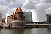 Stralsund, Ozeaneum, old town, Mecklenburg-Western Pomerania, Germany, Europe