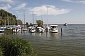 Harbour of Baltic Sea spa of Bansin, Usedom, Mecklenburg-Western Pomerania, Germany, Europe