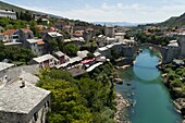 Mostar, UNESCO World Heritage Site, municipality of Mostar, Bosnia and Herzegovina, Europe