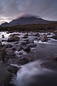 A beautiful early winter morning at Glen Sligachan, Isle of Skye, Inner Hebrides, Scotland, United Kingdom, Europe
