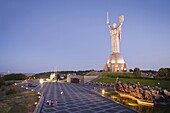 Motherland statue (Rodina Mat) and The National War Museum, Kiev, Ukraine, Europe