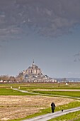 Mont St. Michel, UNESCO World Heritage Site, Normandy, France, Europe