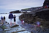 Trebarwith Strand, Cornwall, England, United Kingdom, Europe