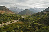 Imlil valley and Toubkal mountains, High Atlas, Morocco, North Africa, Africa