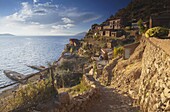 Village of Yumani on Isla del Sol (Island of the Sun), Lake Titicaca, Bolivia, South America