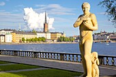 City skyline from City Hall, Stockholm, Sweden, Scandinavia, Europe