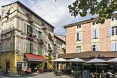 Arles,  Place du Forum,  Cafe,  Restaurant,  Bouche du Rhone,  France