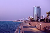 Strandpromenade, Corniche, Abu Dhabi, Vereinigte Arabische Emirate, VAE