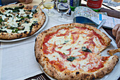 Pizza, Pizzeria Lombardi, simple and traditional, wood-fired oven, oven entrance, dough, pastry, popular, fast-food, Italian, restaurant, lifestyle, culture, Italian food, Naples, Italy