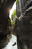 Partnachklamm, bei Garmisch-Partenkirchen, Werdenfelser Land, Bayern, Deutschland