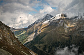 views around the Hintertux Glacier, Zillertal, Tyrol, Austria, Alps