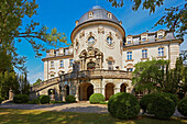 Begegnungsstätte Schloß Craheim erbaut 1910 in Wetzhausen, Historismus, Stadlauringen, Unterfranken, Bayern, Deutschland, Europa
