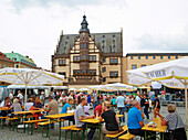 Stadtfest Schweinfurt, Rathaus, Markt, Unterfranken, Bayern, Deutschland, Europa