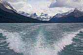 Snow at Maligne Lake, Jasper National Park, Rocky Mountains, Alberta, Canada