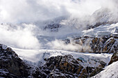 Crowfoot Glacier, Bow Lake, Banff National Park, Rocky Mountains, Alberta, Canada