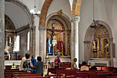 Interior view, church Igreja Matriz, Alvor, Algarve, Portugal